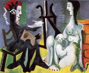 Pablo Picasso : the painter and his model V